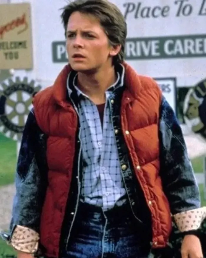 Back To The Future Marty Mcfly Vest Wearing