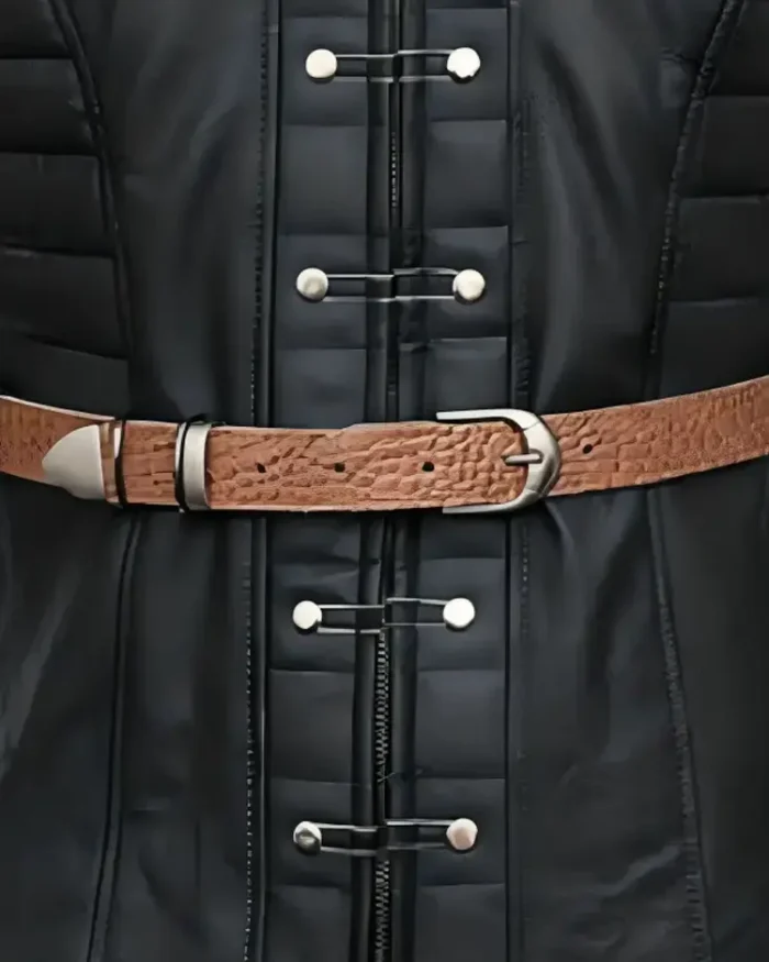 Baldurs Gate 3 Astarion Cosplay Jacket Front Belt Closure