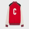 Celine Classic Teddy Jacket Red Back