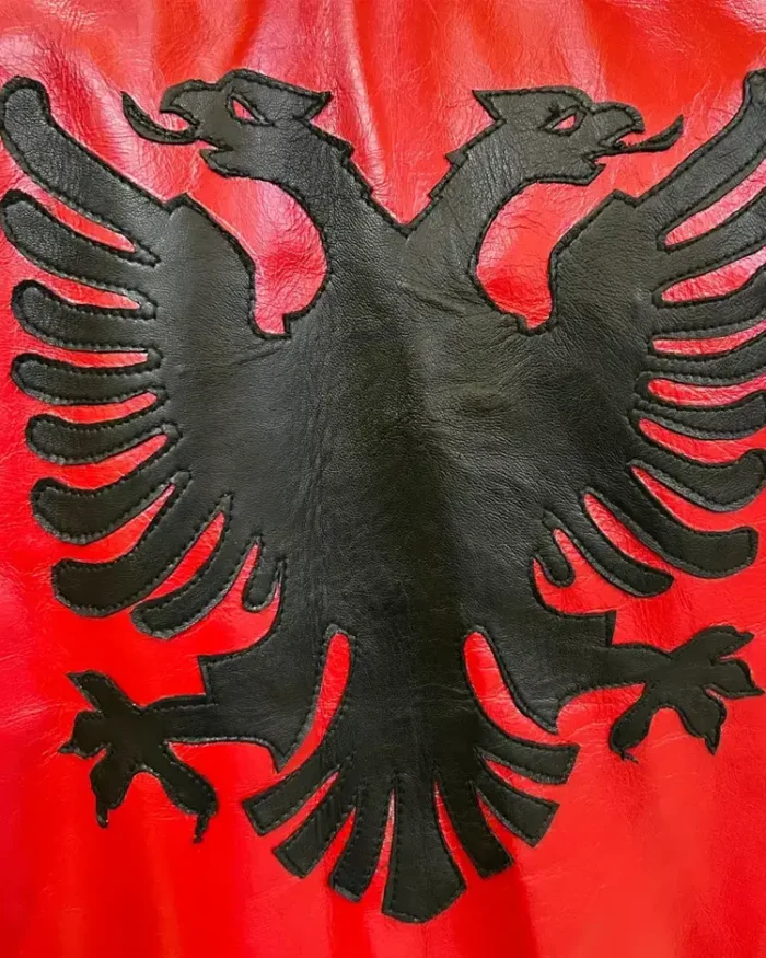 Drake Albanian Flag Jacket Back Logo Closure
