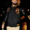 Drake Ovo Jacket Wearing Front