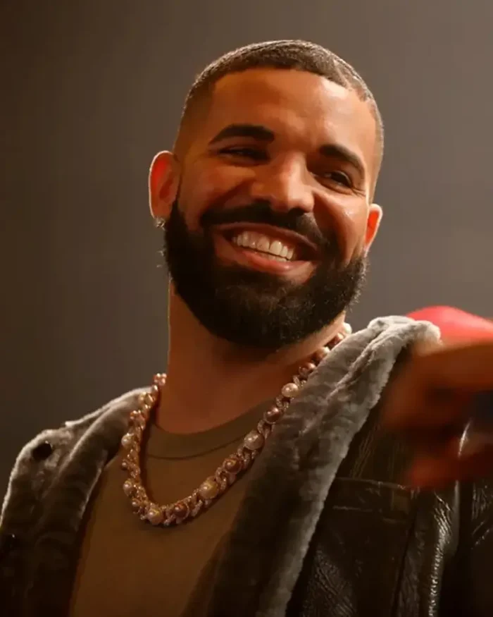 Drake'S Till Death Do Us Part Rap Battle Leather Jacket Front View2