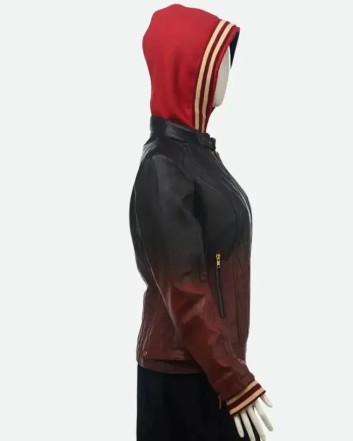 Harley Quinn Daddy’s Lil Monster Jacket Side View