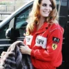 Lana Del Rey Ferrari Jacket Wearing