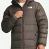 Men’s Roxborough Luxe Hooded Jacket Brown Front