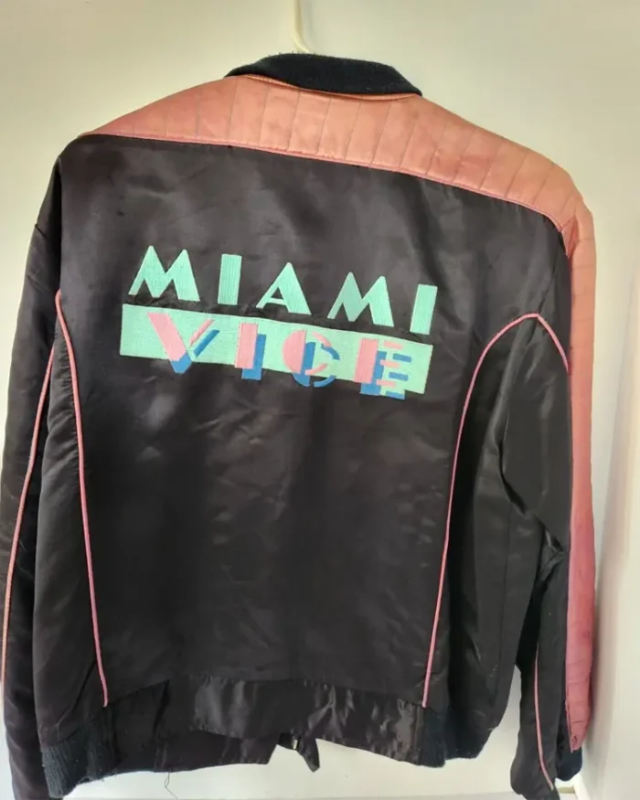 Miami Vice Brown Jacket Back
