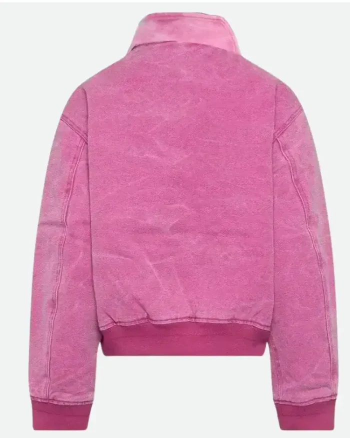 Ryan Gosling Pink Bomber Jacket Back