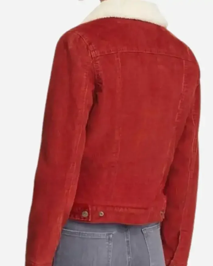 Stranger Things Nancy Wheeler Red Jacket Back