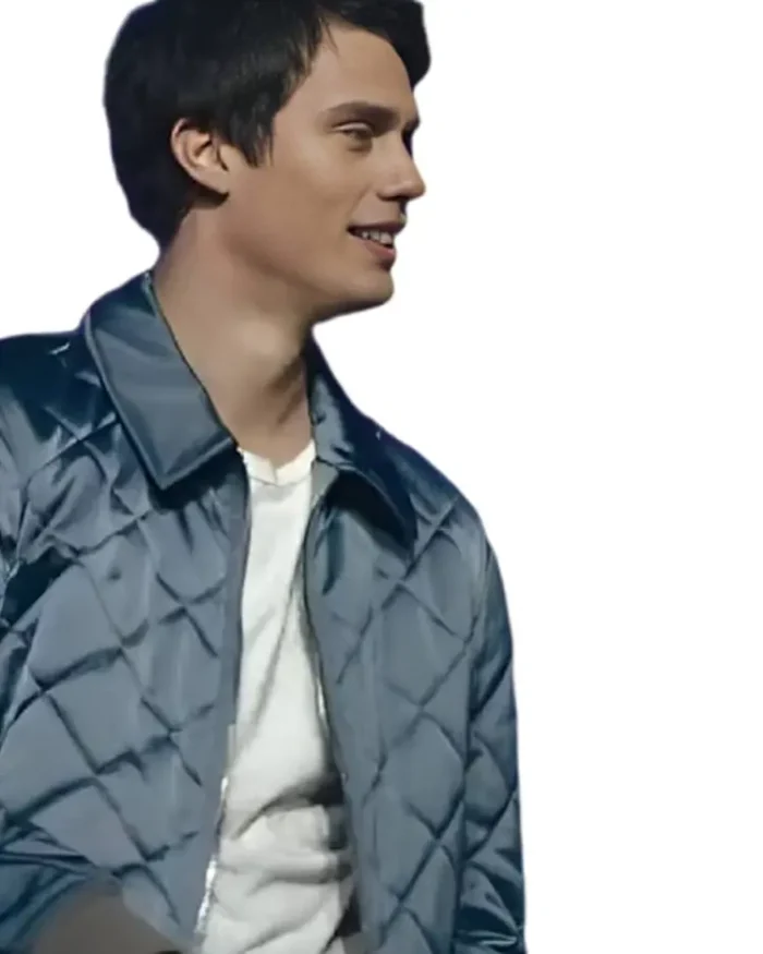The Idea Of You Nicholas Galitzine Quilted Jacket Without Background