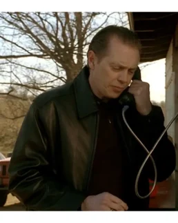 the sopranos steve buscemi leather jacket front