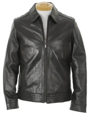 the sopranos steve buscemi leather jacket front view