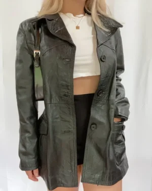 vera pelle vintage leather jacket front v2