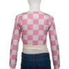 Waterloo Road Katie Griffiths Checkered Cropped Top Back