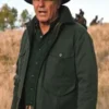 Yellowstone Season 2 John Dutton Green Jacket Front