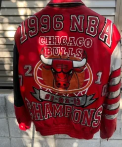 1996 Jeff Hamilton Chicago Bulls Champions Jacket