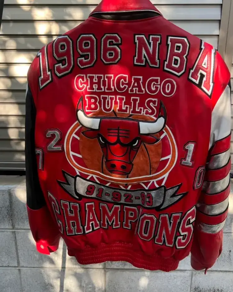 1996 Jeff Hamilton Chicago Bulls Champions Jacket