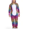 90's Rainbow Leopard Costume Front Look