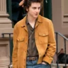 A Complete Unknown Timothée Chalamet Suede Jacket For Men And Women