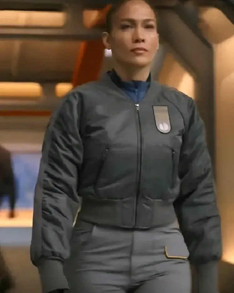 Atlas 2024 Jennifer Lopez Bomber Jacket