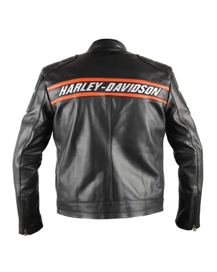 Bill Goldberg Harley Davidson Jacket Back Look