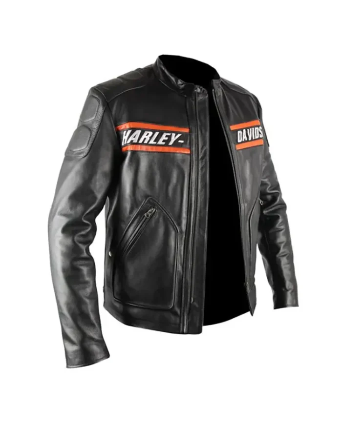 Bill Goldberg Harley Davidson Jacket Right Side Look