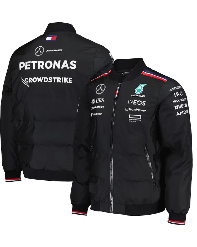 George Russell Mercedes Bomber Jacket For Men And Women On Sale