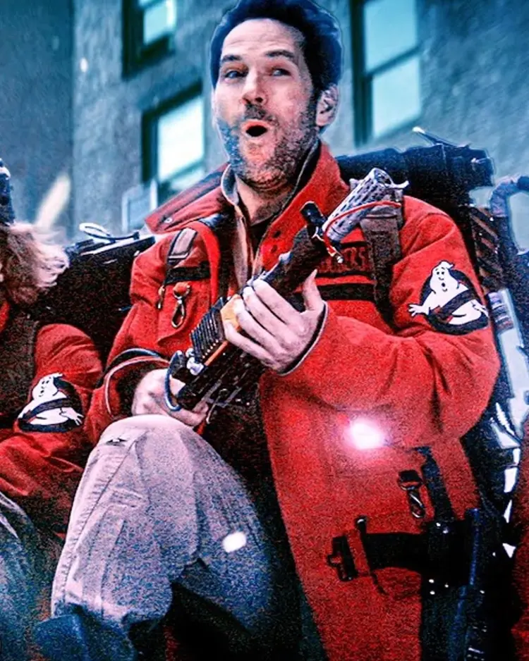Ghostbusters Frozen Empire Red Jacket