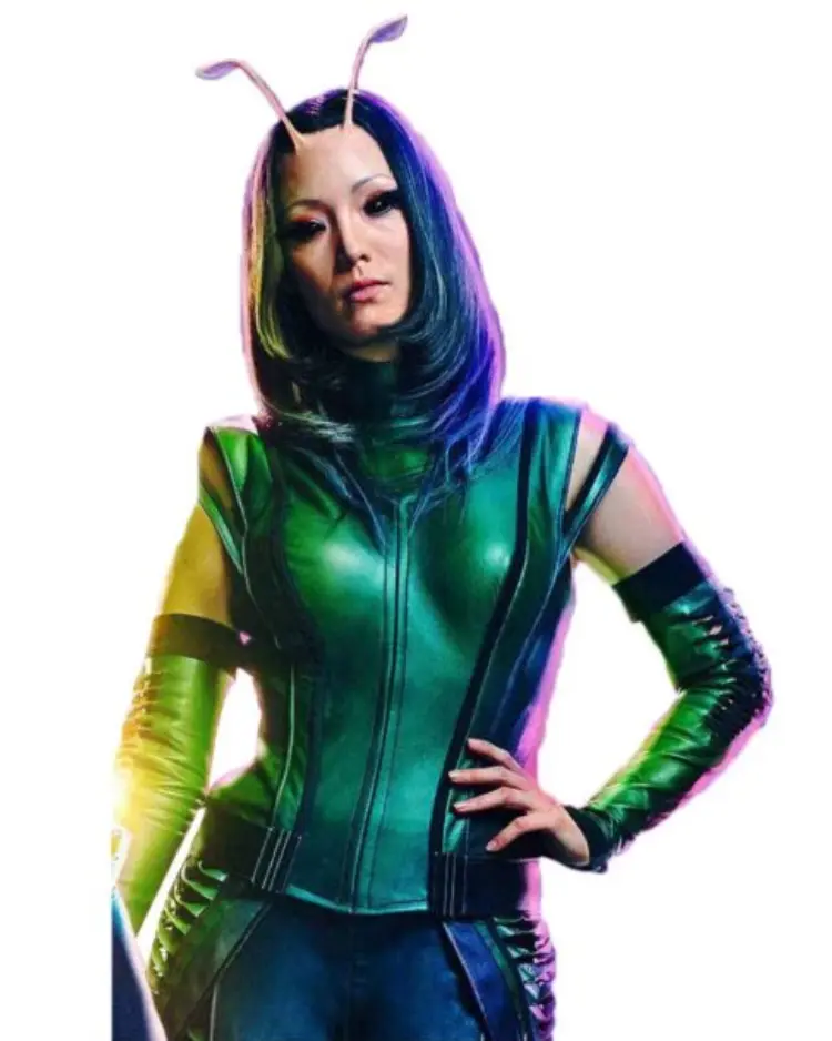 Guardians Of The Galaxy Mantis Green Leather Vest