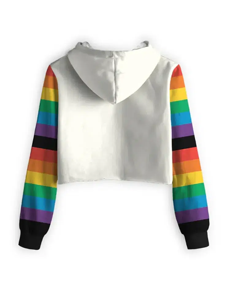 Happy Cropped Hoodie For Unisex On Sale