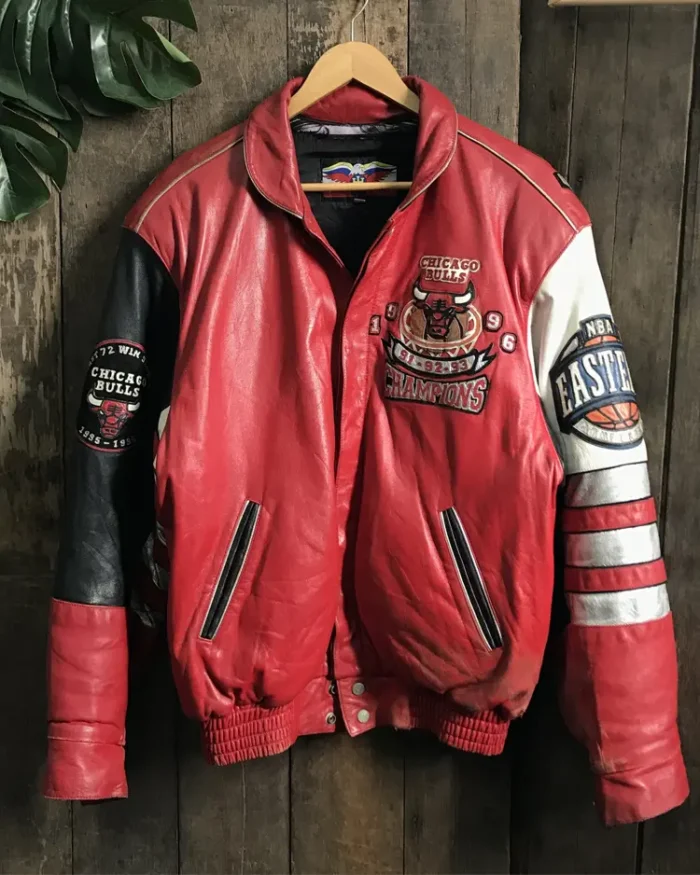 Jeff Hamilton Chicago Bulls Champion Memorial Leather Jacket