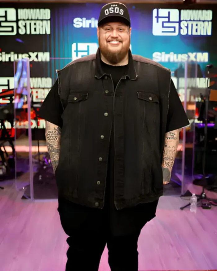 Jelly Roll Visits Siriusxm Black Vest