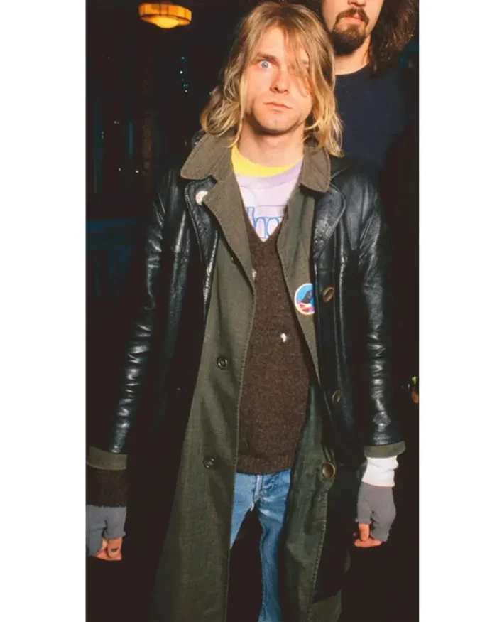 Kurt Cobain Single Breasted Coat