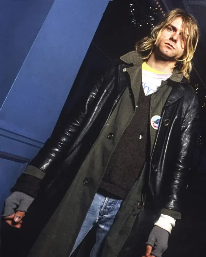 Kurt Cobain Single Breasted Coat For Men And Women