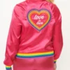 Love Is Love Pink Pride Bomber Jacket For Unisex On Sale