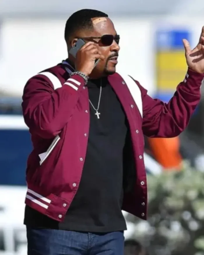 Martin Lawrence Bad Boys Ride Or Die Maroon Jacket For Men And Women