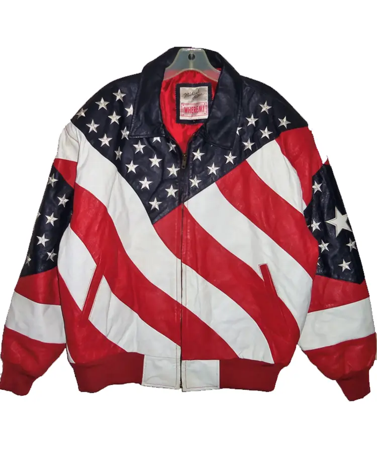 Michael Hoban Wheremi USA Flag Jacket