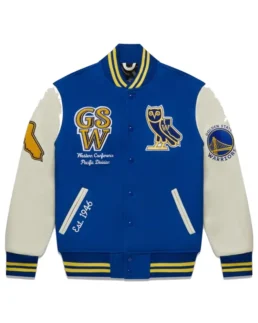 OVO NBA Golden State Warriors Varsity Jacket