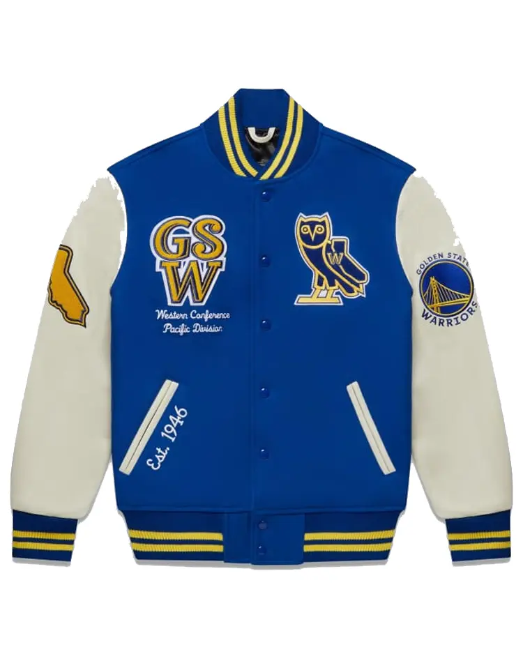 OVO NBA Golden State Warriors Varsity Jacket