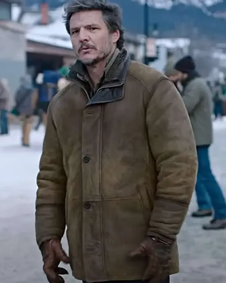 Pedro Pascal The Last of Us Brown Leather Jacket