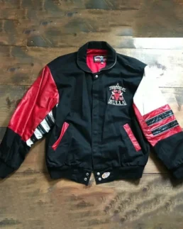 Shop 1993 Jeff Hamilton Chicago Bulls 3-Peat Championship Jacket For Men And Women On Sale