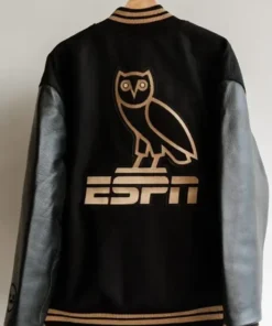Shop Drake Ovo Espn 2024 Nba Finals Varsity Jacket For Men And Women On Sale