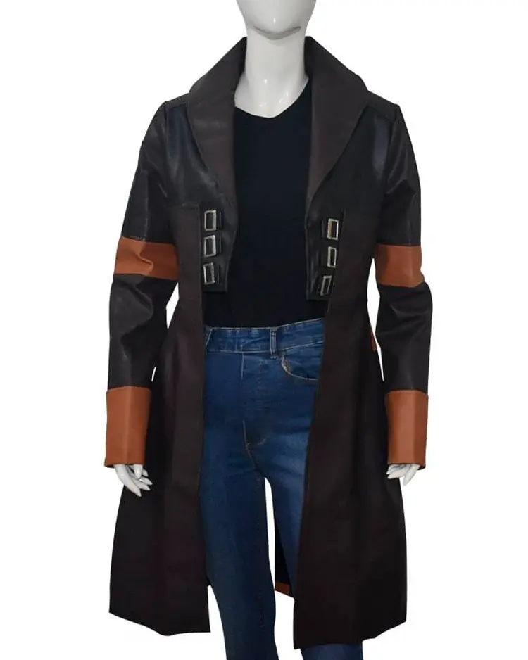 Shop Gamora Guardians Of The Galaxy Vol 2 Leather Coat For Men And Women On Sale
