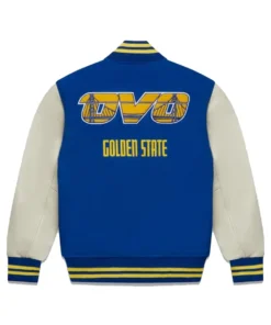 Shop OVO NBA Golden State Warriors Varsity Jacket For Men And Women On Sale