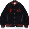 The Weeknd Bape X Xo Varsity Jacket For Men And Women On Sale