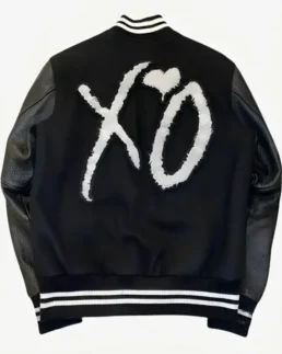 The Weeknd Roots XO Tour Black Varsity Jacket For Men And Women On Sale