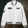 The Weeknd Xo Handmade Cosplay White Varsity Jacket For Men And Women