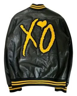 The Weeknd XO Handmade Cosplay Yellow Varsity Jacket