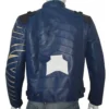 Bucky Barnes Infinity War Soldier Leather Jacket Back