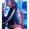 Harley Quinn Suicide Squad Jacket Wearing View