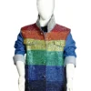 Kamala Harris Rainbow Jacket Front